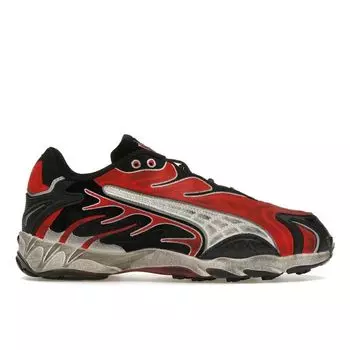 Puma A$AP Rocky x Inhale Distressed Pack - черные кроссовки унисекс Pop Red 402453-01 37