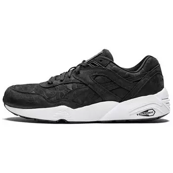 Puma A Bathing Ape x R698 Black Camo Unisex Sneakers White 358845-01
