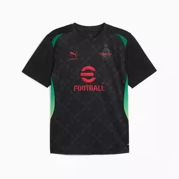 Puma Acm X Off White PreMatch Джерси с коротким рукавом 783005 04 Acm X Off White PreMatch Джерси из нержавеющей стали 04 black/M