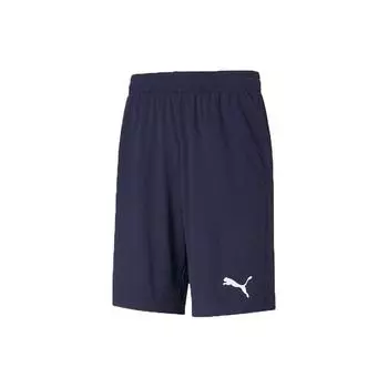 Puma Active Solid Logo Средняя посадка облегающие эластичные прямые повседневные шорты мужские шорты синие 588864-06 S