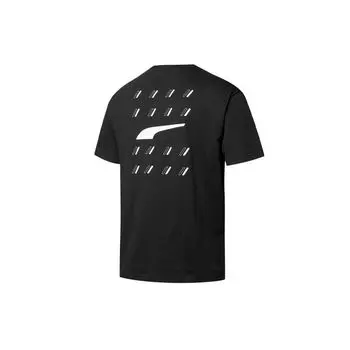 Puma Advanced Print Crew Neck Sports Tee Мужские топы Черный 846577-01 S