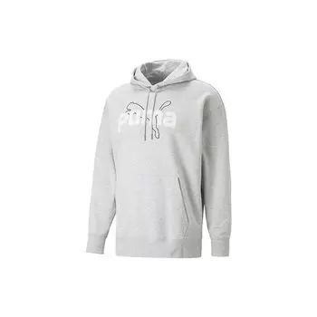 Puma Толстовка с капюшоном Alphabet Logo для мужчин, серая 620631-04 M