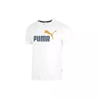Puma Футболка с коротким рукавом и круглым вырезом, логотипом American Retro, спортивная, с заниженной линией плеч, белая, 847666-58 XXL
