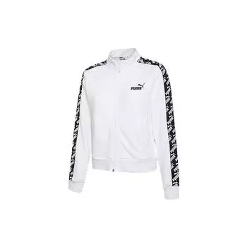 Puma Amplified Casual Printed Zip Jacket Women Jackets White 583822-02 S