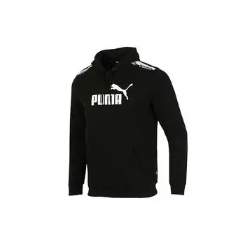 Puma Amplified Logo Hoodie Men Tops Черный 588816-01 L