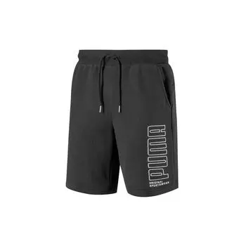 Puma Athletics Drawstring Colorblock Повседневные шорты Мужские плавки Черные 844132-01 M