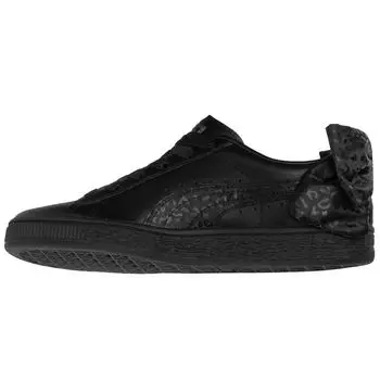 Puma Basket Bow - Женские кроссовки Black Leopard Aged-Silver 367828-02