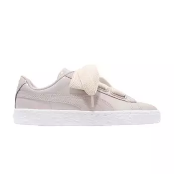 Puma Basket Heart Patent Silver Grey Женские кроссовки Tan Silver-Gray 363073-22