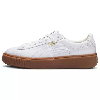 Puma Basket Platform Core Женские кроссовки Белый Puma-White 364040-01