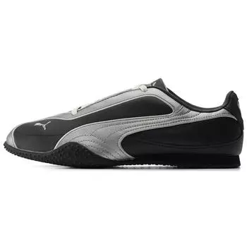 Puma Bella V2 Кожа Черный Состаренное Серебро Унисекс Кроссовки Alpine-Snow 404043-01 36
