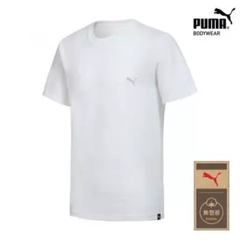 Puma Боди Верх Puma Нефлуоресцентная хлопковая футболка с коротким рукавом 1 Тип Базовая белая Color:PMKTSK24/01/size:095