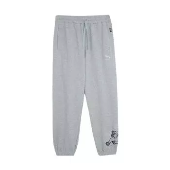 Puma Bz Cc спортивные штаны мужские низ светло-меланжево-серый 625536-04 S