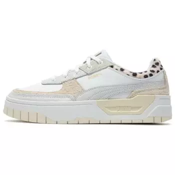 Puma Cali Dream Animalia Leopard Женские кроссовки Белый матовый-слоновая кость 393491-01 37
