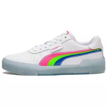 Puma Cali Neon Iced - Розовые женские кроссовки Dazzling Blue White Flou-Pink 373478-02