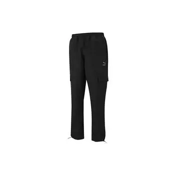 Puma Casual Cargo Woven Sport Pants Men Bottoms Black 530281-01 XS