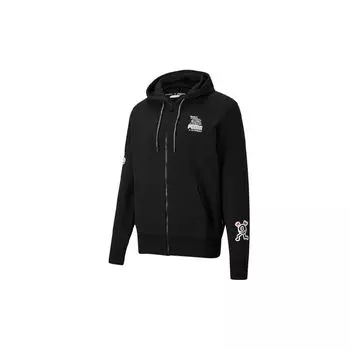 Puma Casual Knit Hooded Jacket Мужская Верхняя одежда Черный 598681-01 XS