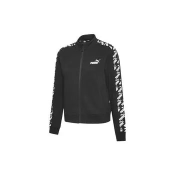 Puma Casual Print Zip-Up Jacket Женская верхняя одежда Черный 58382201 S