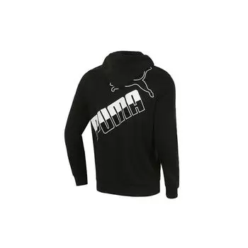 Puma Casual Sports Knit Hooded Jacket Men Tops Черный 588657-01