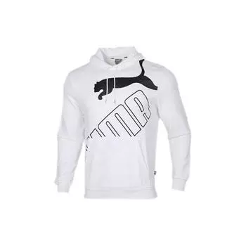 Puma Повседневная спортивная трикотажная толстовка с капюшоном и длинным рукавом для мужчин, топы, белая 583505-02 M