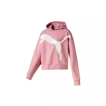 Puma Casual Sports Pullover Hoodie Women Tops Bridal-Pink 581034-14 M