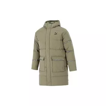 PUMA Casual Sports Теплый пуховик Мужская Верхняя одежда Зеленый 846422-43 L