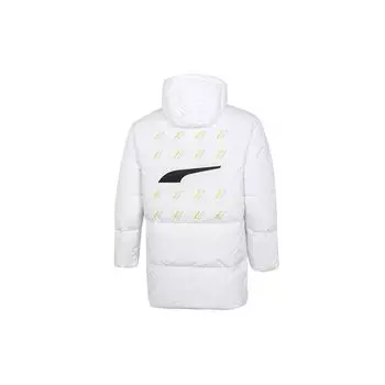 Puma Casual средней длины теплый пуховик с капюшоном мужская верхняя одежда белый 532916-02 2XL