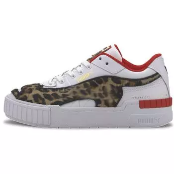 Puma Charlotte Olympia x Cali Leopard Print Женские Кроссовки Белый Красный 371408-01