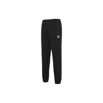 Puma Мужские джоггеры Classics Logo Cuffed Bottoms Black 535261-01 S