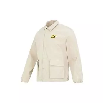 PUMA Classics Street Sport Тканая куртка Мужские куртки Молочно-белый 539969-88 M