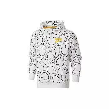 Puma Club AOP Smiley Print Hoodie Men Hoodie White 530367-02 M