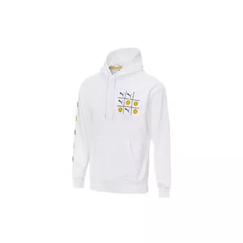 Puma Club Casual Print Hoodie Men Hoodie White 530368-02 S