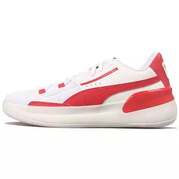 Puma Clyde Hardwood Team High Risk Red Мужские кроссовки белые 194454-04 42.5