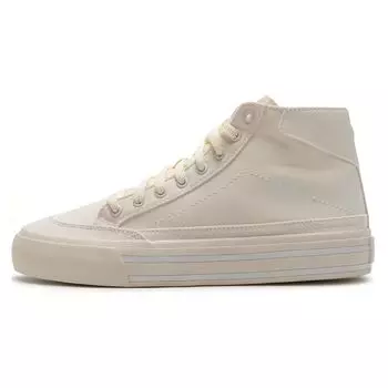 Puma Court Classic Vulc Mid Warm White Unisex Sneakers Cream 396149-01