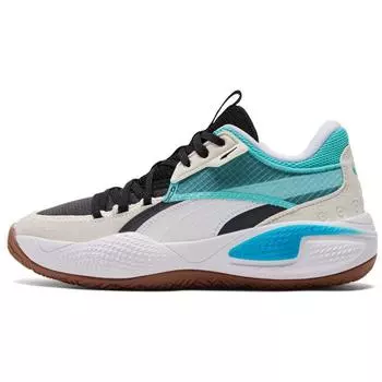 Puma Court Rider Summer Days - Кроссовки Elektro Aqua Unisex Blue Ebony 195662-01 40.5