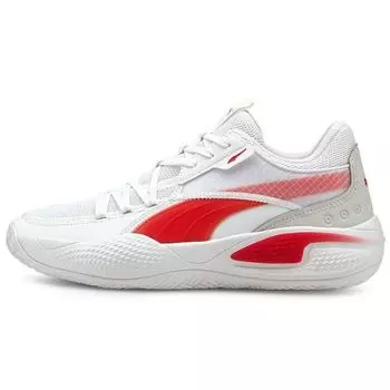 Puma Court Rider Team White High Risk Red Мужские кроссовки 195660-01 43