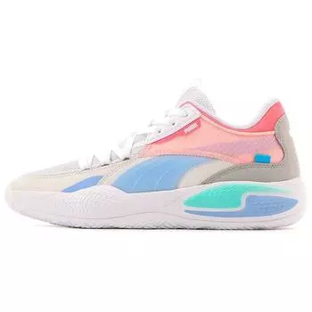 Puma Court Rider Twofold Nimbus Cloud Elektro Purple Мужские кроссовки белые 195658-02 42.5