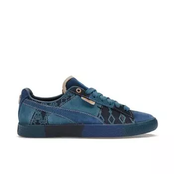 Puma Dapper Dan x Clyde Vintage Pre-Game Runway - Синие мужские кроссовки Blazing-Blue Lake-Blue 392082-01 36
