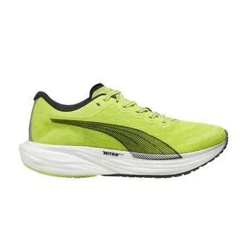 Puma Deviate Nitro 2 Lime Pow Мужские кроссовки Зеленый Черный Белый 376807-20 39