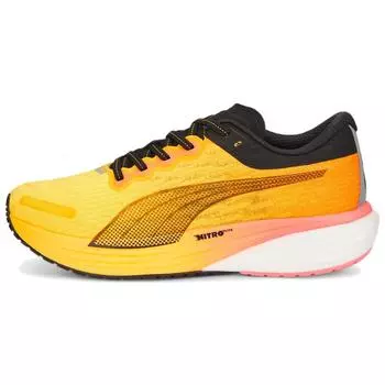 Puma Deviate Nitro 2 Sunset Glow Sun Stream Черные Мужские Кроссовки Желтый 376807-03 43