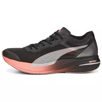 Puma Deviate Nitro Carbon Black Carnation Pink Женские кроссовки Asphalt 377091-01 35.5