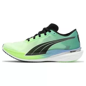 Puma Deviate Nitro Elite 2 Fizzy Lime Royal Sapphire Женские Кроссовки Синий Черный 377787-01 37