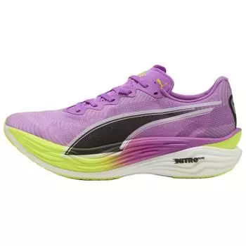 Puma Deviate Nitro Elite 3 Чистый Маджента Желтый Предупреждение Мужские Кроссовки Фиолетовый 309809-04 43
