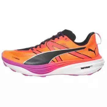 Puma Deviate Nitro Elite Trail Светящийся красный Мужские кроссовки Черный Чисто-пурпурный 310034-02 40