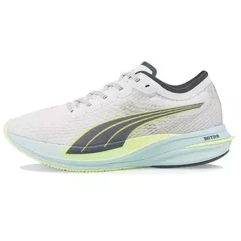 Puma Deviate Nitro White Dark Slate Женские кроссовки Fizzy-Light 194453-11 35.5