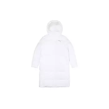 Puma Длинный теплый пуховик длиной до колена, женская верхняя одежда, белый цвет 585107-02 XXL