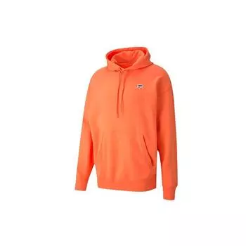 Puma Downtown Casual Hoodie Men Hoodie Coral-Red 599184-29 M