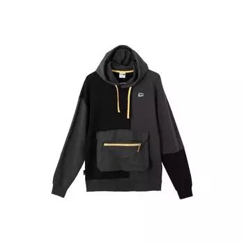 Puma Downtown Colorblock Utility Hoodie Мужские толстовки с капюшоном Mist-Gray 622919-82 S