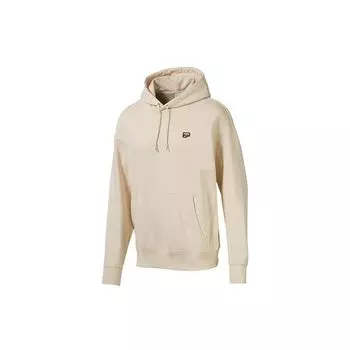 Puma Downtown Пуловер с капюшоном Мужские топы Бежевый 596002-89 S