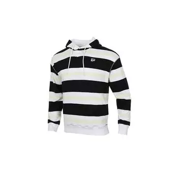 Puma Downtown Striped Hoodie Sweatshirt Men Tops White 599188-02 S