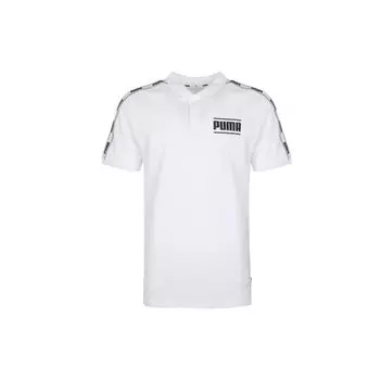 Puma Дышащая рубашка поло с коротким рукавом Мужские топы белые 845058-02 XL